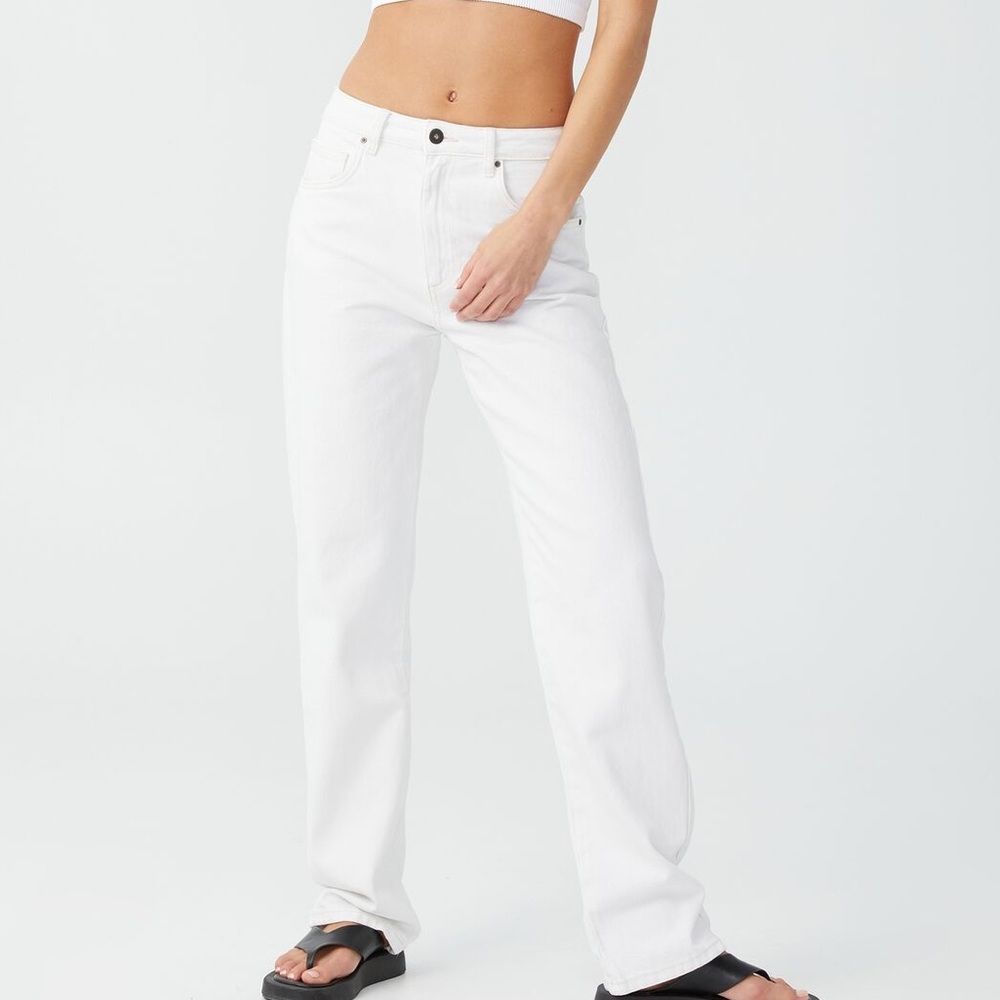 Cotton On Whitehaven Long Straight Leg Jeans High Rise Denim Pants Women’s 8